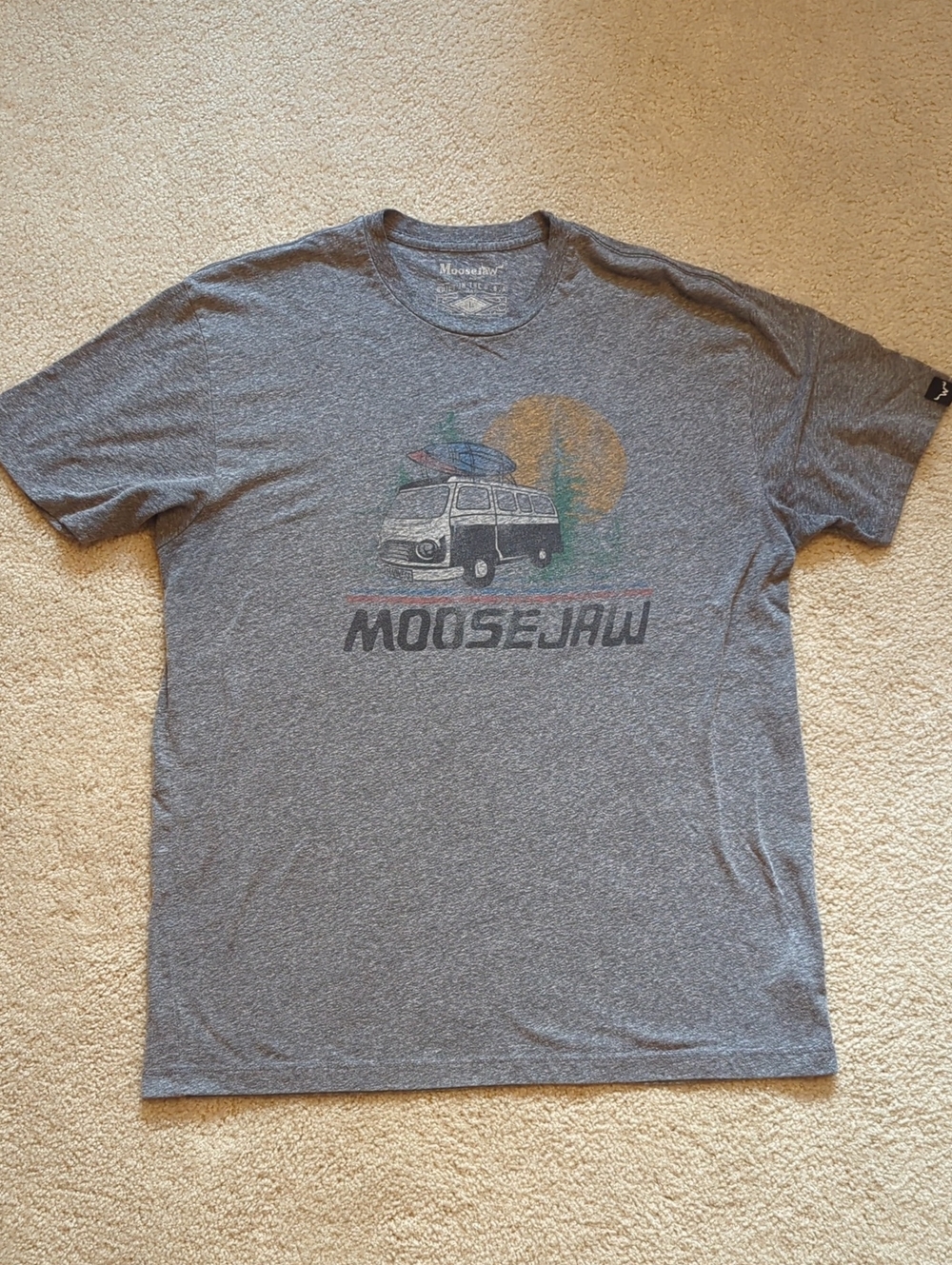 Moosejaw Men's Heather Gray Short-Sleeve Wanderer Tee